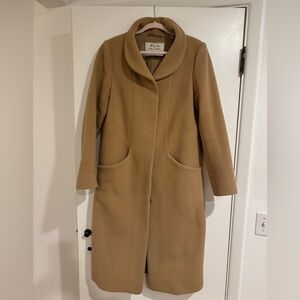 Wilfred The Cocoon Coat Long New in color Gold Camel size medium, Aritzia